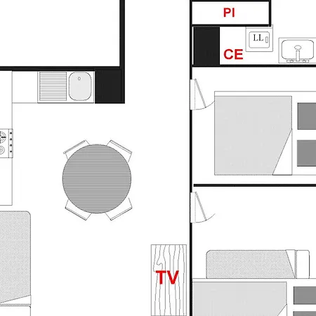 Chaleureux Avec Balcon Et Parking Privatif - Fr-1-505-116 Daire